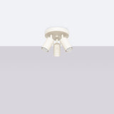 Plafond Ring 3P Beige Spot-Deckenlampe In Dezentem Beigeton-Leuchtezauber