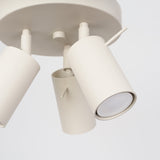 Plafond Ring 3P Beige Spot-Deckenlampe In Dezentem Beigeton-Leuchtezauber