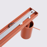 Plafond Ring 6L Roter Ocker Elegante 6-Flammige Designer-Deckenleuchte-Leuchtezauber