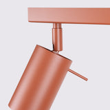 Plafond Ring 6L Roter Ocker Elegante 6-Flammige Designer-Deckenleuchte-Leuchtezauber