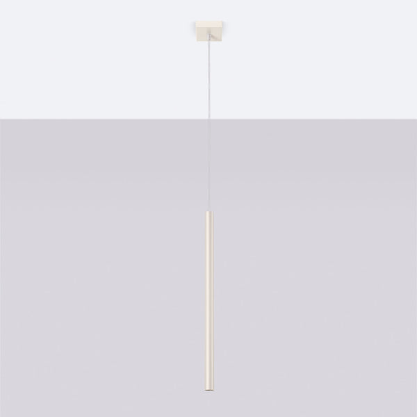 Pendelleuchte Pastelo 1-flammig Beige – Minimalistisch & Warm-Leuchtezauber