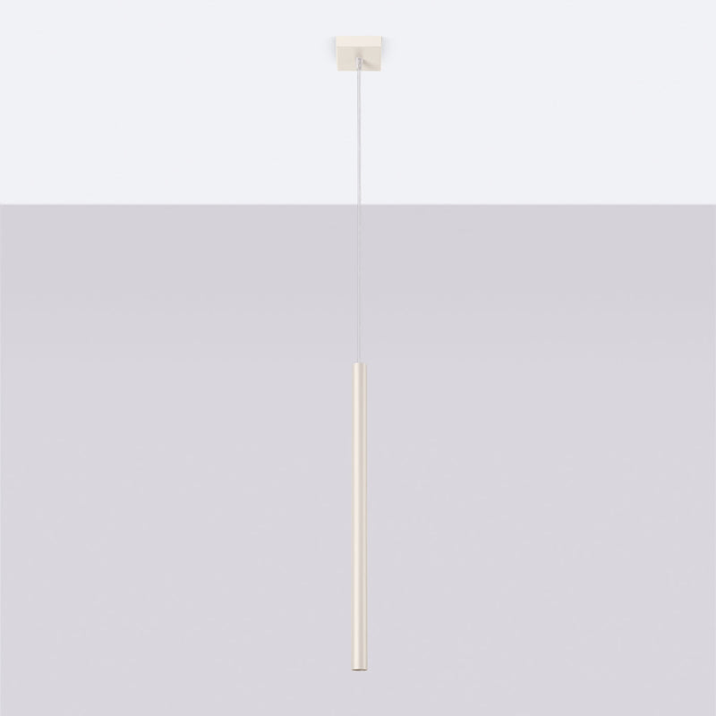 Pendelleuchte Pastelo 1-flammig Beige – Minimalistisch & Warm-Leuchtezauber