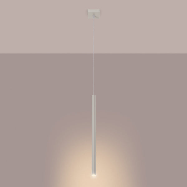 Pendelleuchte Pastelo 1-flammig Beige – Minimalistisch & Warm-Leuchtezauber