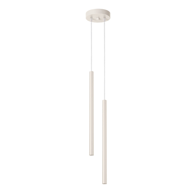 Pendelleuchte Pastelo 2-flammig Beige – Schlicht & Modern-Leuchtezauber