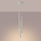 Pendelleuchte Pastelo 3-flammig Pyramide Beige – Sanfte Eleganz-Leuchtezauber