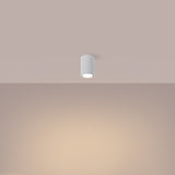 Plafond Karbon 10 Weiß Dezente 1-Flammige Deckenlampe In Weiß-Leuchtezauber