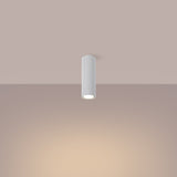 Plafond Karbon 20 Weiß Schlichte 2-Flammige Deckenleuchte-Leuchtezauber