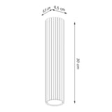 Plafond Karbon 30 Weiß Minimalistische 3-Flammige Lampe In Weiß-Leuchtezauber