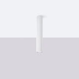 Plafond Karbon 40 Weiß Elegante Weiße Deckenleuchte Für Große Räume-Leuchtezauber