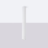 Plafond Karbon 60 Weiß Große Moderne Deckenlampe In Weiß-Leuchtezauber