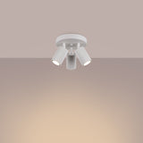 Plafond Karbon 3P Weiß Moderne 3-Spot Deckenlampe In Weiß-Leuchtezauber