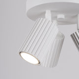 Plafond Karbon 3P Weiß Moderne 3-Spot Deckenlampe In Weiß-Leuchtezauber