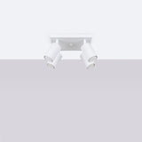 Plafond Karbon 4 Weiß Kompakte 4-Flammige Deckenlampe In Weiß-Leuchtezauber