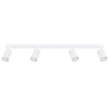 Plafond Karbon 4L Weiß Moderne Weiße Deckenlampe Mit 4 Leuchten-Leuchtezauber