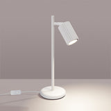 Tischlampe Karbon Weiß – Dezente Tischlampe Im Minimalistischen Stil-Leuchtezauber