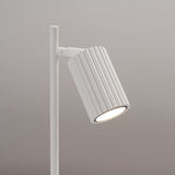 Tischlampe Karbon Weiß – Dezente Tischlampe Im Minimalistischen Stil-Leuchtezauber