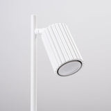 Tischlampe Karbon Weiß – Dezente Tischlampe Im Minimalistischen Stil-Leuchtezauber