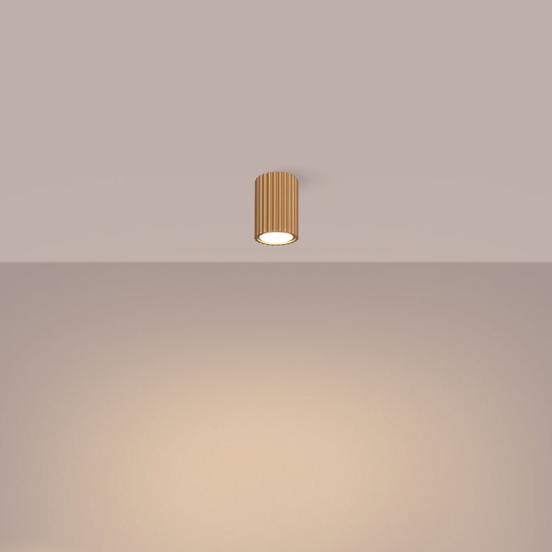 Plafond Karbon 10 Golden Stilvolle 1-Flammige Lampe In Gold-Leuchtezauber