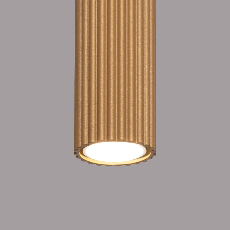 Plafond Karbon 10 Golden Stilvolle 1-Flammige Lampe In Gold-Leuchtezauber