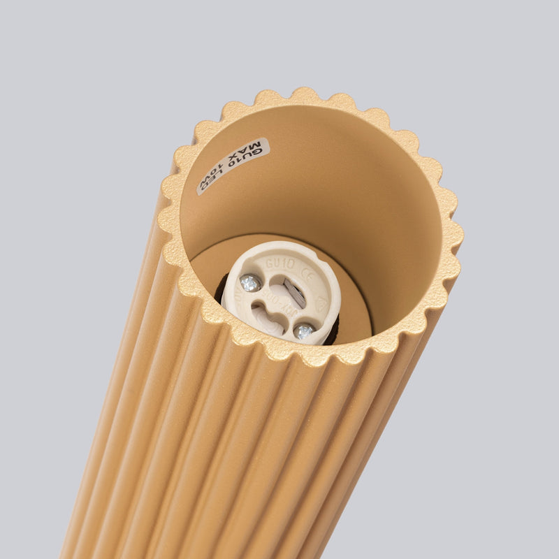 Plafond Karbon 20 Golden Moderne 2-Flammige Deckenlampe-Leuchtezauber