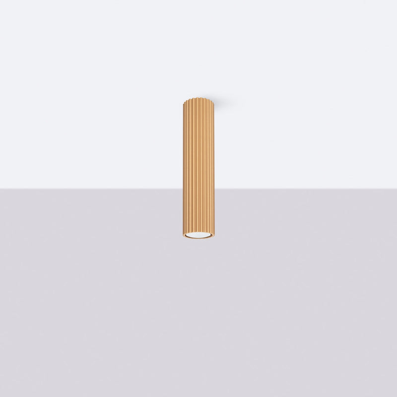 Plafond Karbon 30 Golden Schlichte 3-Flammige Lampe In Gold-Leuchtezauber