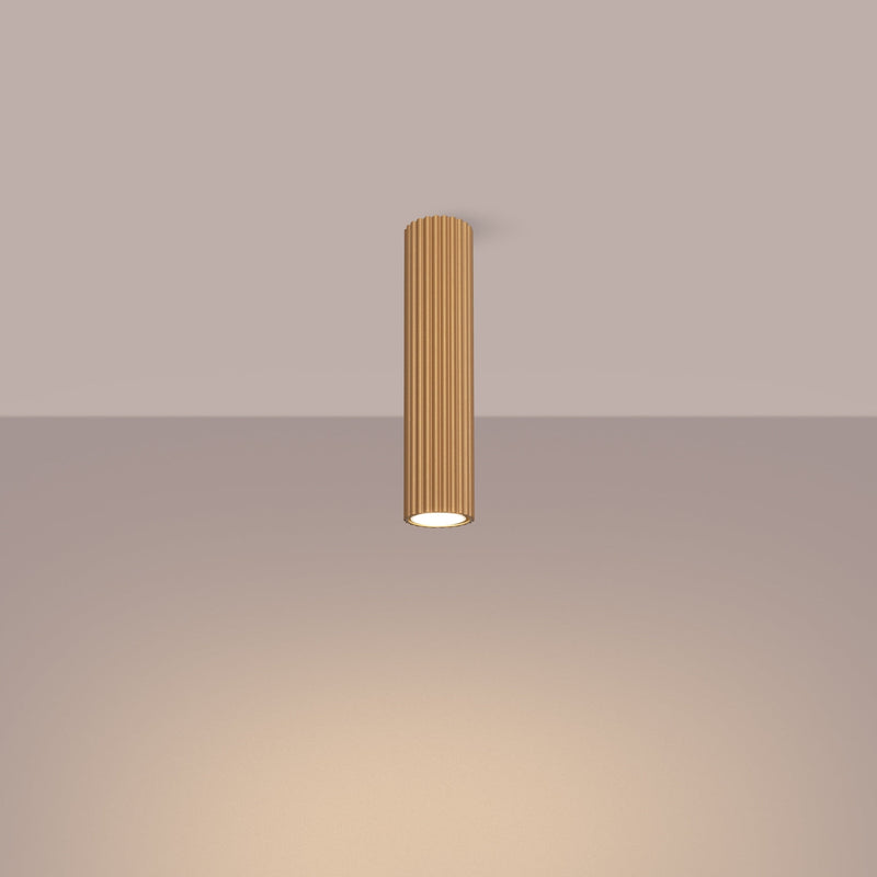 Plafond Karbon 30 Golden Schlichte 3-Flammige Lampe In Gold-Leuchtezauber