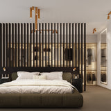 Plafond Karbon 40 Golden Elegante Große Deckenleuchte In Gold-Leuchtezauber