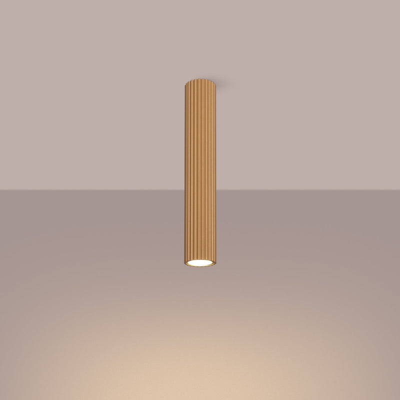 Plafond Karbon 40 Golden Elegante Große Deckenleuchte In Gold-Leuchtezauber