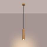 Pendelleuchte Karbon 1-flammig Gold – Edles Design-Leuchtezauber