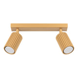 Plafond Karbon 2 Golden Kleine 2-Flammige Lampe In Gold-Leuchtezauber