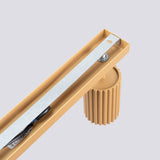 Plafond Karbon 3L Golden Schlanke Goldene Deckenleuchte-Leuchtezauber