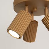 Plafond Karbon 3P Golden Moderne Spot-Deckenlampe In Gold-Leuchtezauber