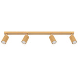 Plafond Karbon 4L Golden Stilvolle Lineare Deckenleuchte-Leuchtezauber