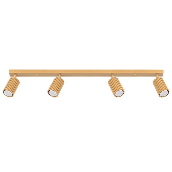 Plafond Karbon 4L Golden Stilvolle Lineare Deckenleuchte-Leuchtezauber