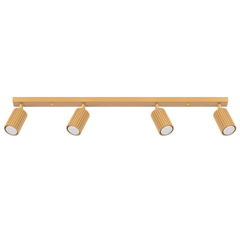 Plafond Karbon 4L Golden Stilvolle Lineare Deckenleuchte-Leuchtezauber