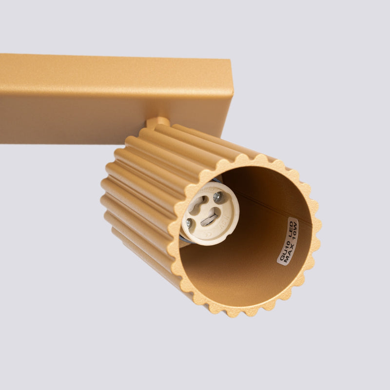 Plafond Karbon 4L Golden Stilvolle Lineare Deckenleuchte-Leuchtezauber