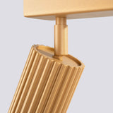 Plafond Karbon 4L Golden Stilvolle Lineare Deckenleuchte-Leuchtezauber