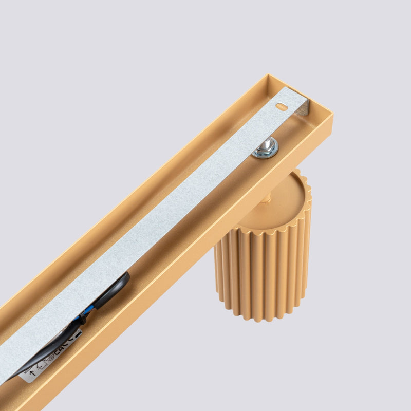 Plafond Karbon 4L Golden Stilvolle Lineare Deckenleuchte-Leuchtezauber