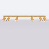 Plafond Karbon 6L Golden Elegante 6-Flammige Deckenlampe-Leuchtezauber