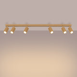 Plafond Karbon 6L Golden Elegante 6-Flammige Deckenlampe-Leuchtezauber