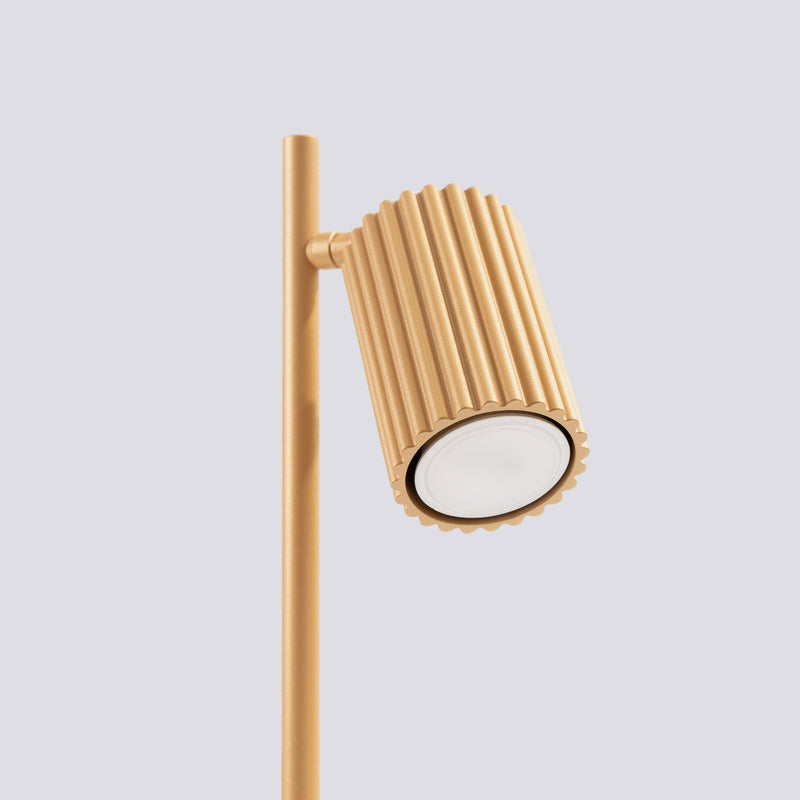 Tischlampe Karbon Golden – Goldfarbene Akzente, Stilvoll & Modern-Leuchtezauber