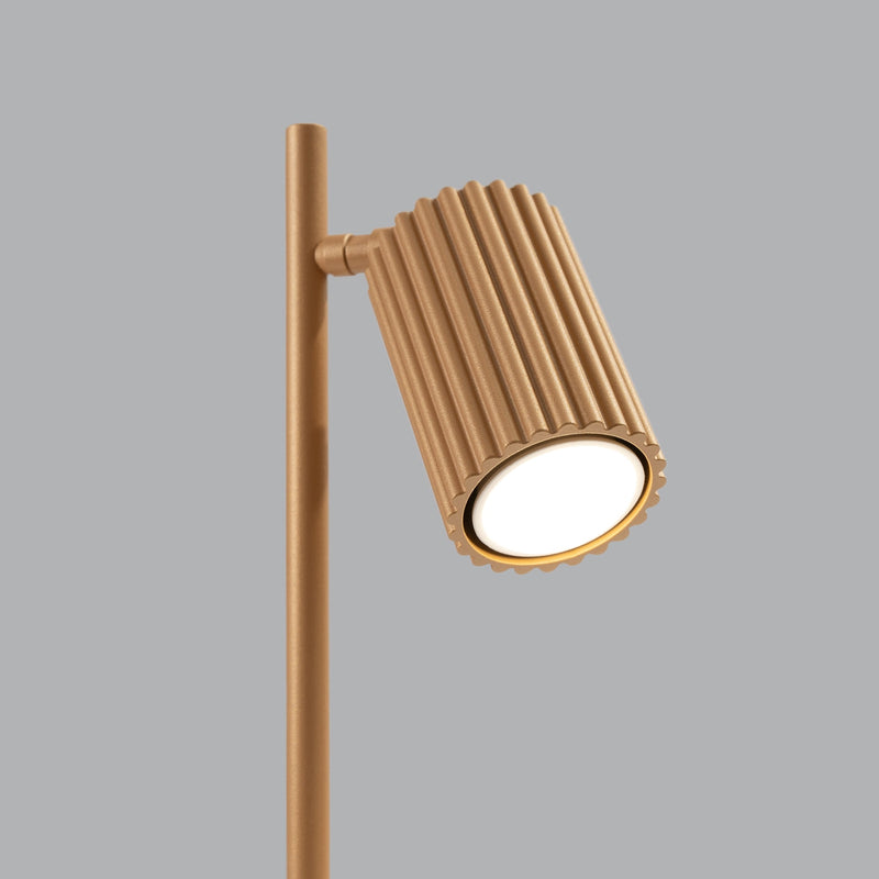 Tischlampe Karbon Golden – Goldfarbene Akzente, Stilvoll & Modern-Leuchtezauber
