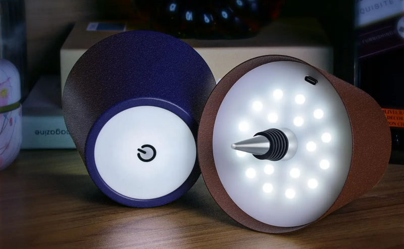 LumoVino – Kabellose Weinflaschen-Tischlampe mit Touch-Steuerung & Stufenloser Dimmung-Leuchtezauber