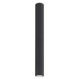 Plafond Karbon Ø60 Schwarz Moderne Xl-Deckenlampe In Schwarz-Leuchtezauber