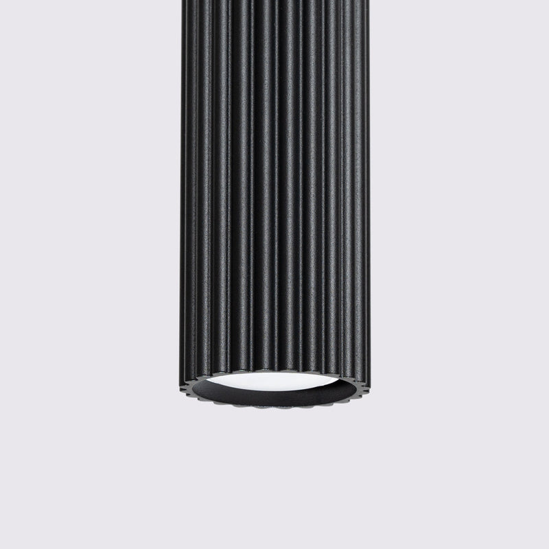 Pendelleuchte Karbon 3-flammig Linear Schwarz-Leuchtezauber