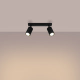 Plafond Karbon 2 Schwarz Kleine Schwarze Deckenlampe-Leuchtezauber