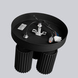 Plafond Karbon 3P Schwarz Bewegliche Spotlampe In Schwarz-Leuchtezauber