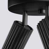 Plafond Karbon 3P Schwarz Bewegliche Spotlampe In Schwarz-Leuchtezauber