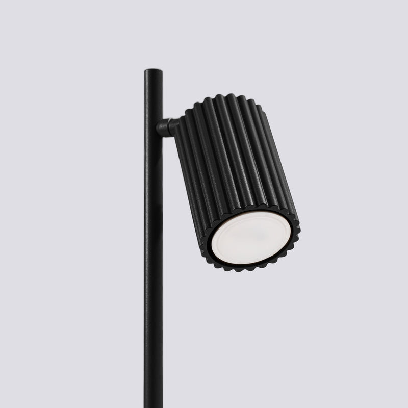 Tischlampe Karbon Schwarz – Moderne Tischleuchte Mit Stoffschirm-Leuchtezauber