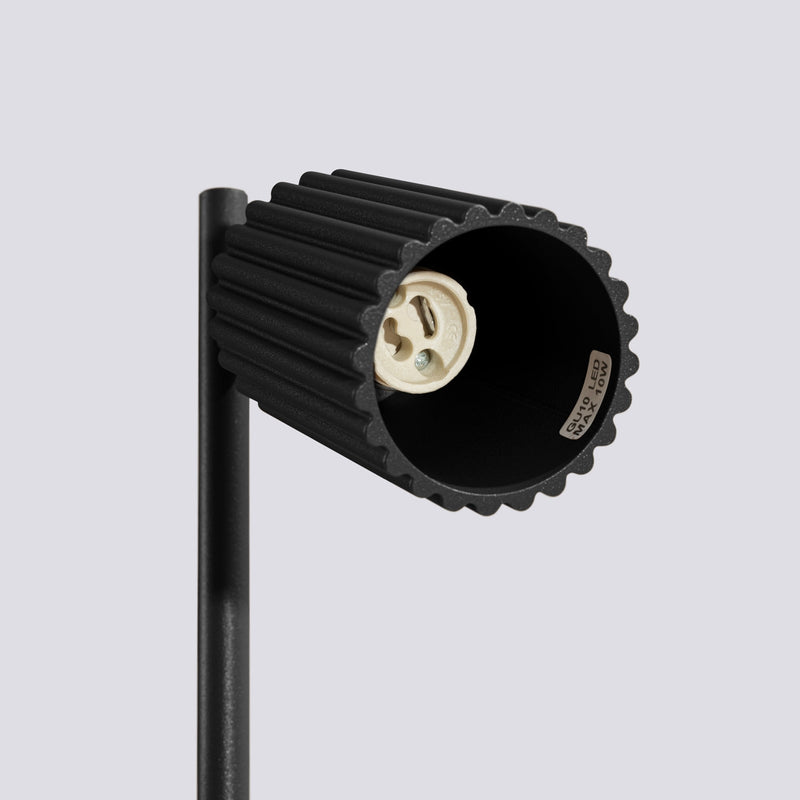 Tischlampe Karbon Schwarz – Moderne Tischleuchte Mit Stoffschirm-Leuchtezauber